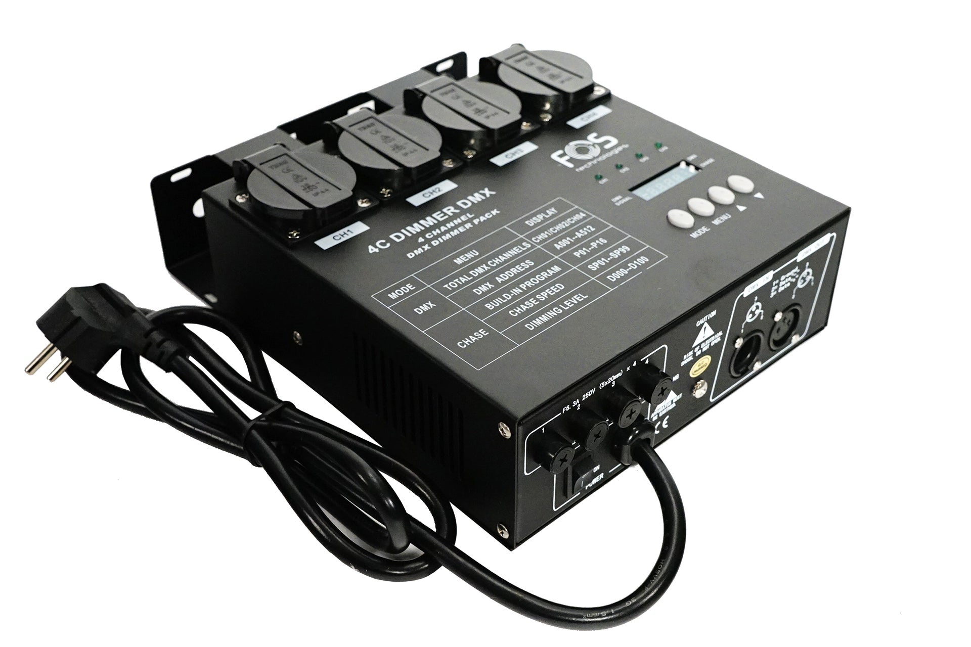 FOS 4ch Dimmer DMX