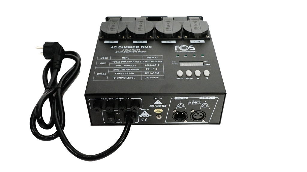 FOS 4ch Dimmer DMX