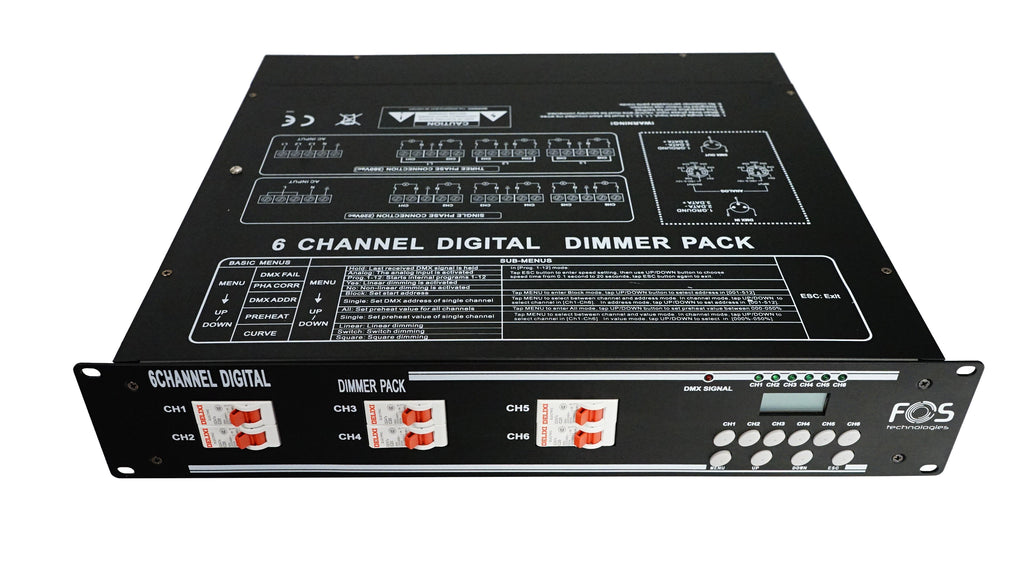 FOS 6ch Dimmer DMX