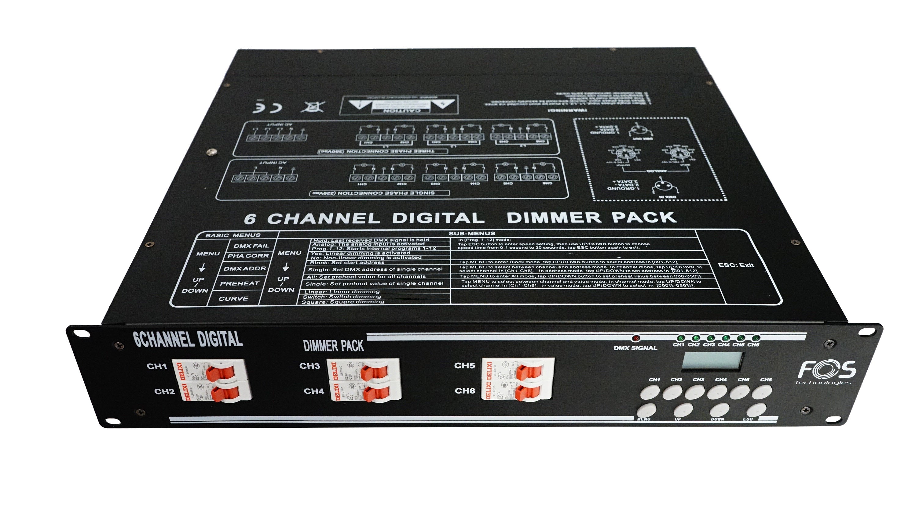 FOS 6ch Dimmer DMX