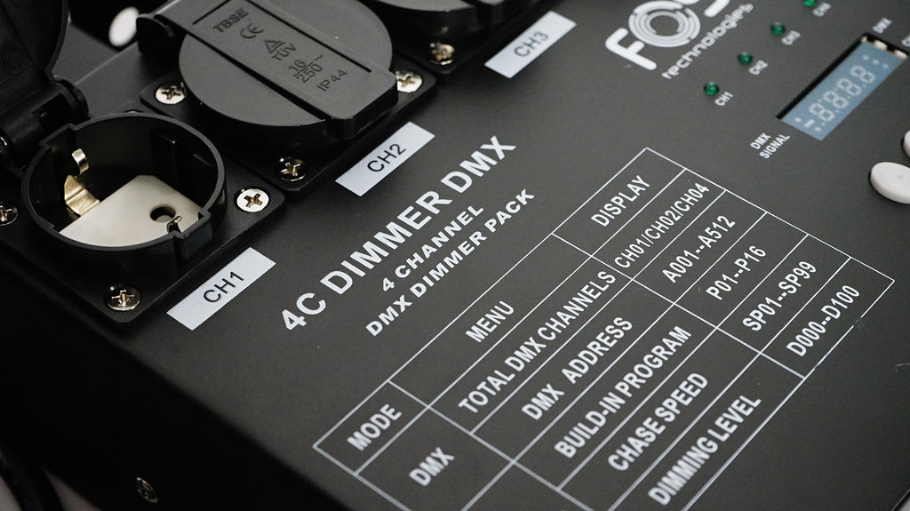 FOS 4ch Dimmer DMX
